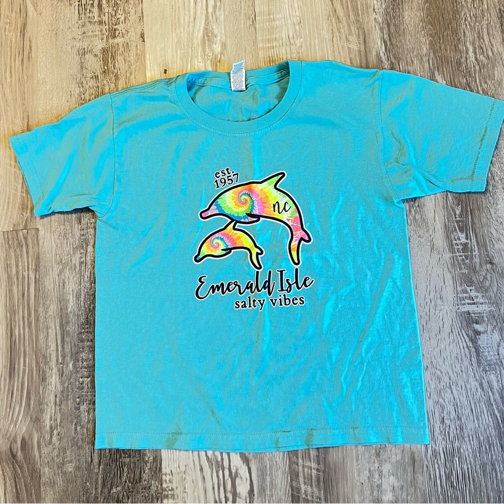 Jerzees Kids Dolphin Tee - Turquoise